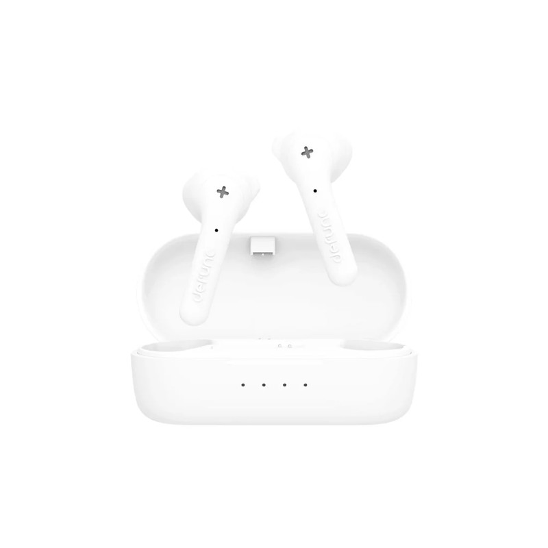 Defunc True Basic Wireless Earbuds - White - سماعات